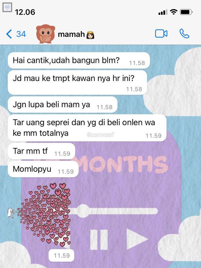 6 Chat Ibu Langsung Peka Kirim Uang ke Anaknya Ini Bikin Senyum-Senyum
