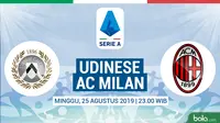 Serie A - Udinese Vs AC Milan (Bola.com/Adreanus Titus)