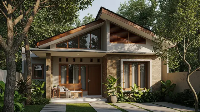 Rumah Ramah Lingkungan dengan Orientasi Rumah yang Menyesuaikan Arah Matahari