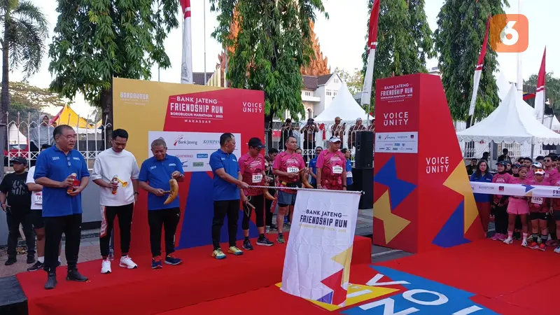 Bank Jateng Friendship Run Makassar 2023 (Liputan6.com/Fauzan)