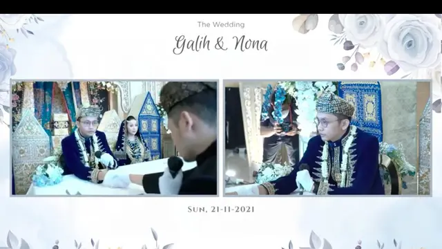 Sah, Adik Nikita Willy Jadi Istri Galih Baghaskara dengan Mas Kawin Rp 250 Juta. (YouTube Nikita Willy Official)