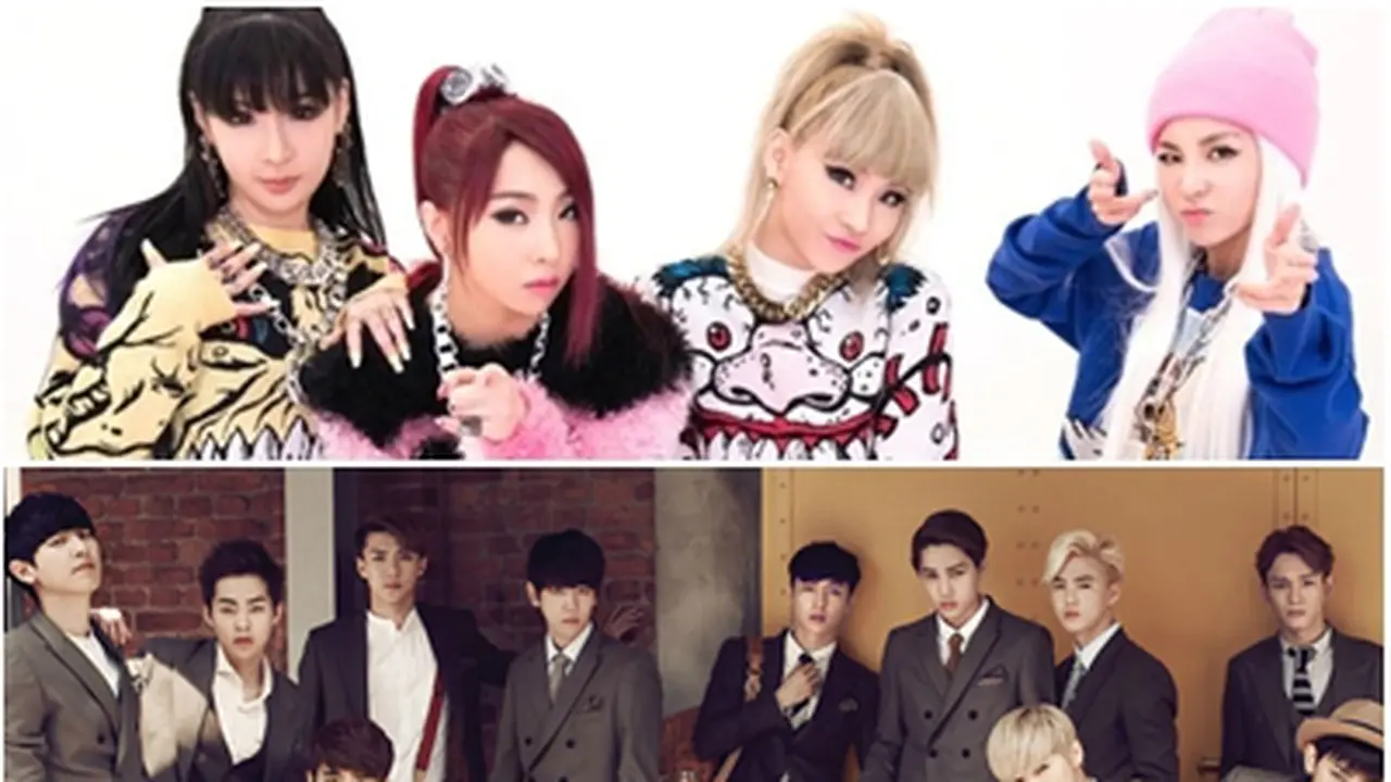 2NE1 dan EXO Masuk dalam Daftar Artis Terbaik 2014 Versi Billboar