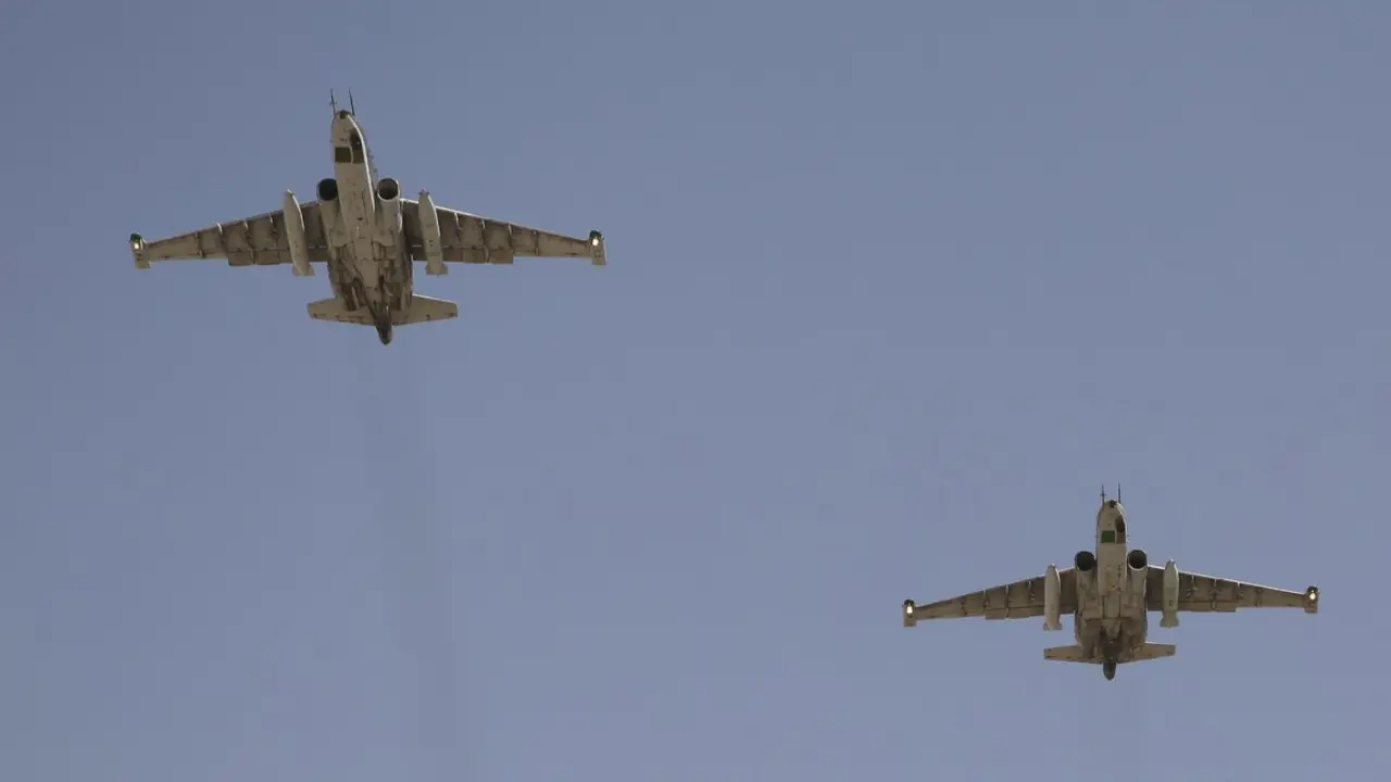 Jet Tempur Ukraina SU-25 Ditembak Separatis, Pilot Entah di Mana 