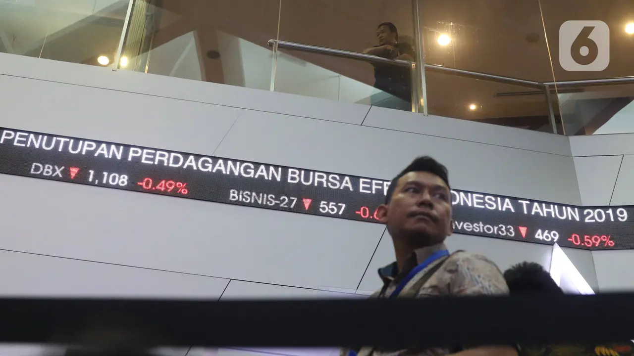 Akhir 2019, IHSG Ditutup Melemah