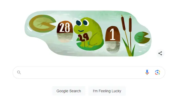 <p>Google Doodle Rayakan Leap Day 2024, Hari Spesial Langka Apa Sih?. (Doc: Google Doodle)</p>