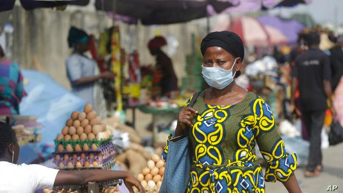 Ilustrasi COVID-19 di Nigeria (AP PHOTO)