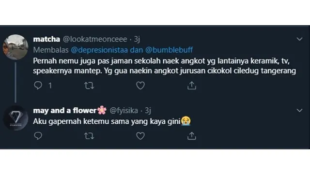 Begini Fasilitas Angkot Jaman Now, Punya Lantai Keramik dan LED TV