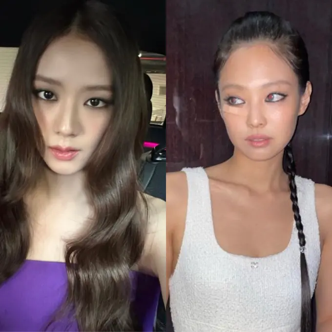 Smokey Eyes Jisoo dan Jennie Blackpink di Paris Fashion Week