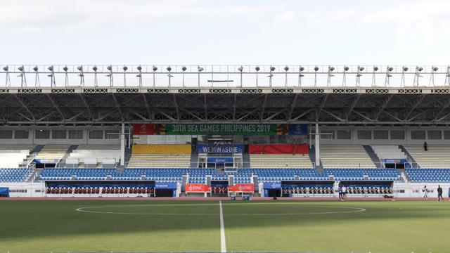 H-1 Timnas Indonesia U-22 Vs Thailand, Stadion Rizal Memorial Masih Bersolek