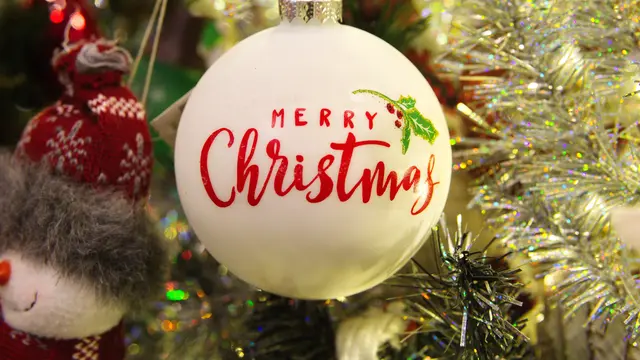 Ilustrasi dekorasi Natal