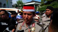 Kepala Divisi Humas Mabes Polri Irjen Pol Boy Rafli Amar di Gedung Sate, Kota Bandung, Jawa Barat, Senin (12/12/2016). (Liputan6.com/Aditya Prakasa)