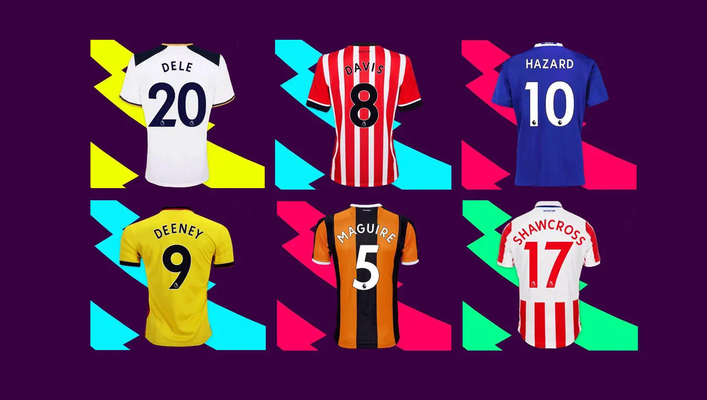 Premier League akan menggunakan jenis angka dan huruf baru pada musim 2017-18. (doc. Premier League)