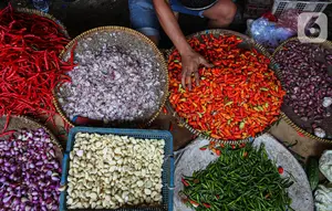 Harga Pangan Hari Ini: Cabai Rawit Sentuh Rp 64.250 per Kg