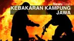 Kebakaran di Jalan Tanah Sereal, Kampung Jawa, Kebun Sayur 3 RT 011 RW 010, Kelurahan Tanah Sereal, Kecamatan Tambora, Jakarta Barat, menghanguskan 18 rumah warga.