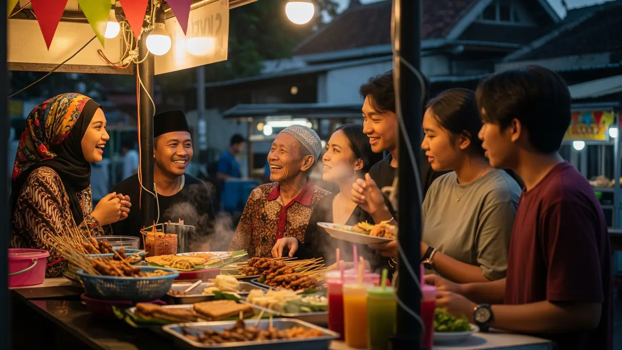Interaksi Sosial dalam Kehidupan Sehari-hari (AI Generated)