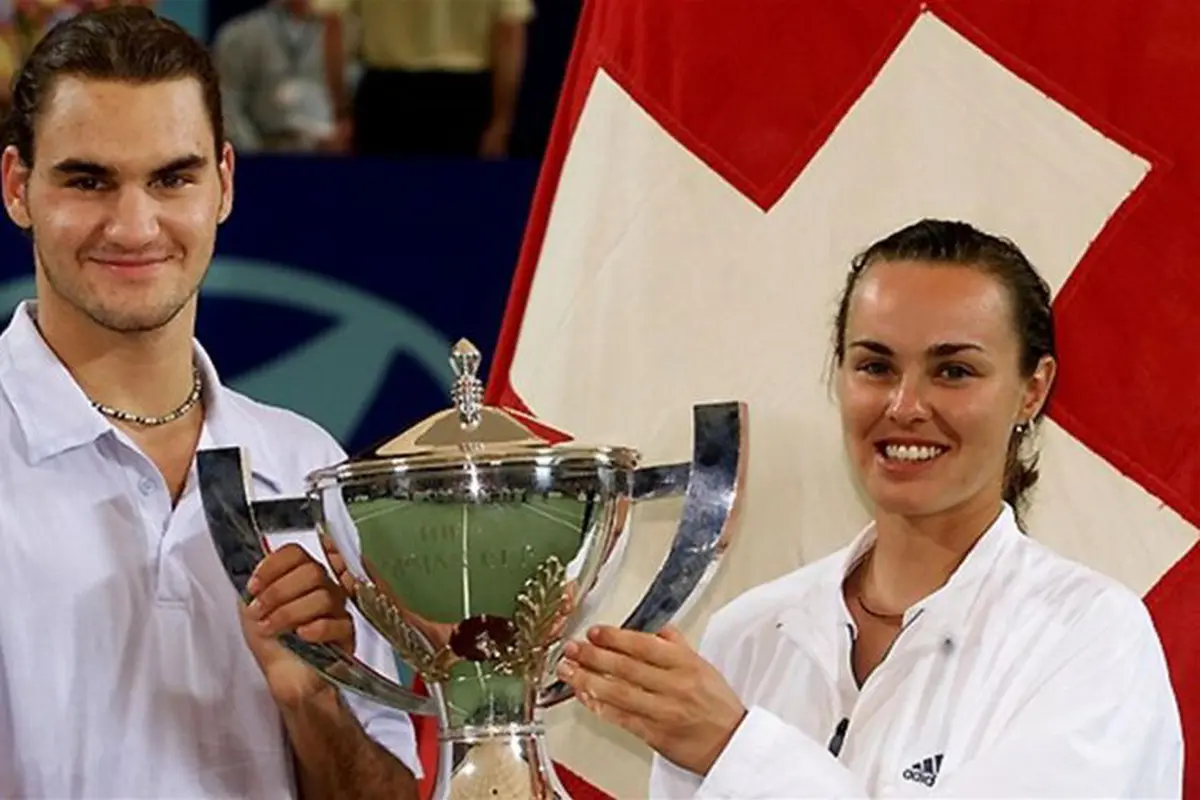 Roger Federer dan Martina Hingis