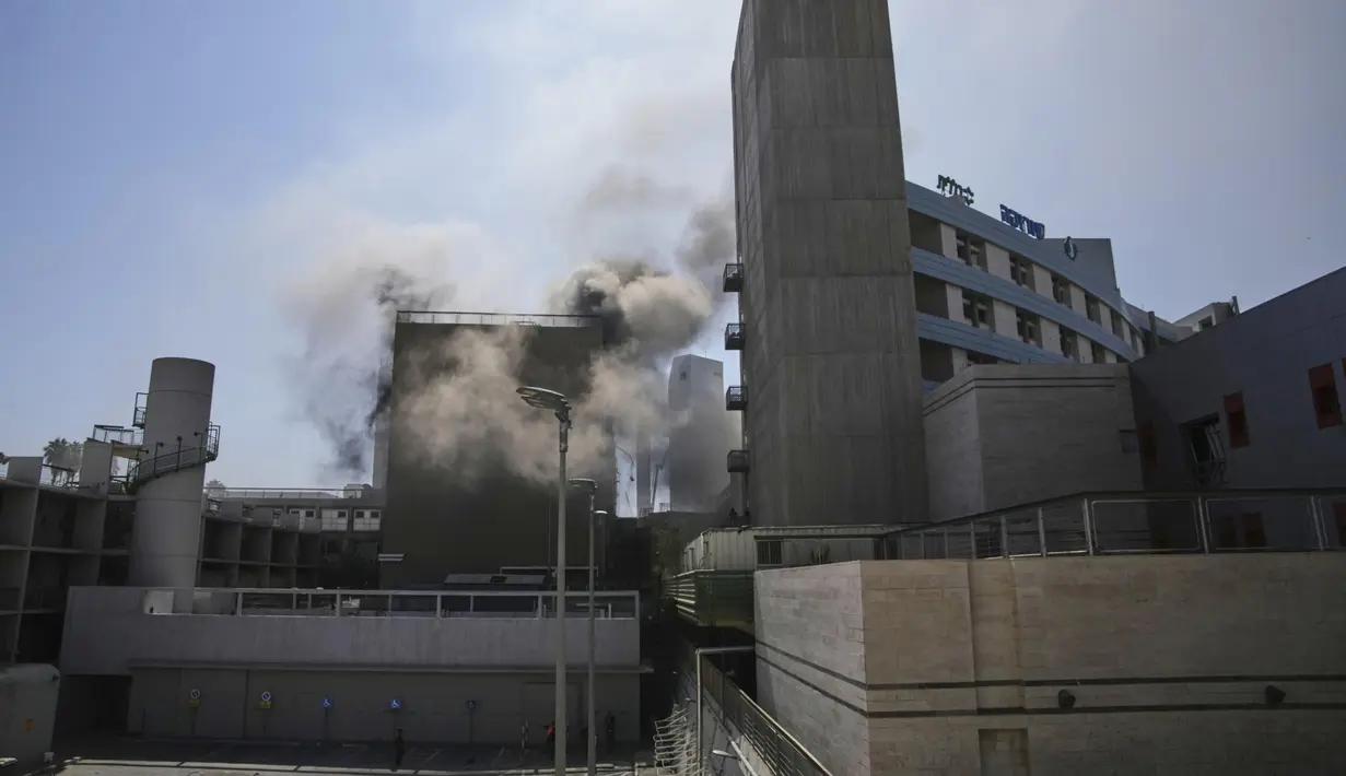 Untuk diketahui, Rumah Sakit Soroka merupakan salah satu yang terbesar di Israel. (AP Photo/Leo Correa)