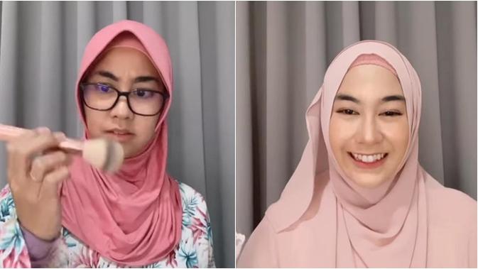 Eks Personel Cherrybelle lakukan #PassTheBrushChallenge. (Sumber: Instagram/@margareth_angelina)