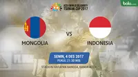 Jadwal Tsunami Cup, Mongolia vs Indonesia. (Bola.com/Dody Iryawan)