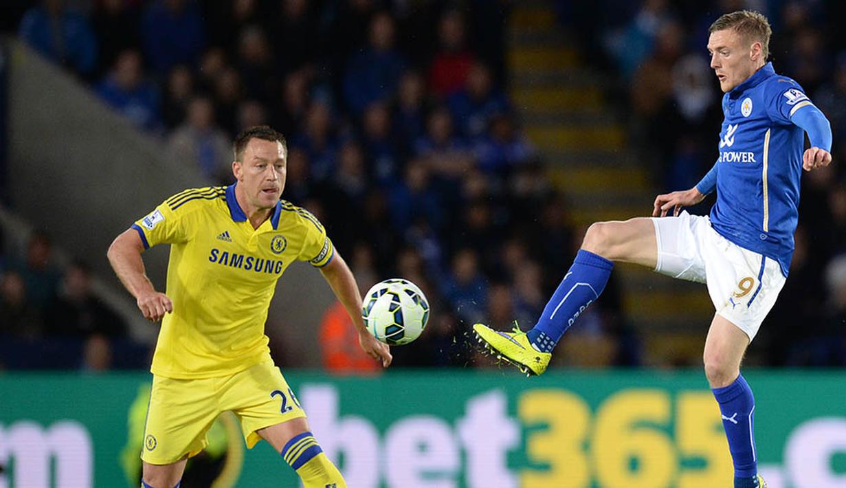 Bahkan Pelatih, Arsenal,Arsene Wenger, menyamakan Vardy seperti Alexis Sanchez. (AFP Photo/Oli Scarff)