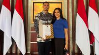 Momen Vincent Verhaag resmi jadi WNI. [IG: @inijedar]