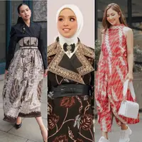 OOTD Artis pakai Batik. [Instagram]