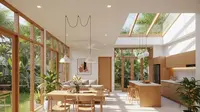 Sirkulasi Udara dan Cahaya Alami Lebih Optimal/Rumah Kecil Sederhana Tanpa Sekat (Sumber: gemini.com)