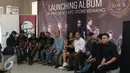 Suasana peluncuran album di Kawasan Kemang, Jakarta, Jumat (29/04/2016). Boomerang, Grassrock dan D'bandhits launching album kompilasi mereka yang diberi nama 3 ROCK. (Liputan6.com/Herman Zakharia)