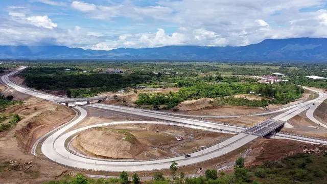 Jalan Tol Sigli Banda Aceh (Sibanceh) Seksi 4 (Indrapuri–Blang Bintang) yang menjadi bagian dari Jalan Tol Trans Sumatera (JTTS) sepanjang 2.765 km. (Dok Hutama Karya)