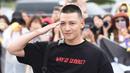 Ji Chang Wook memulai tugas militernya pada 14 Agustus 2017. Setelah menjalani pelatihan, ia ditugaskan ke brigade artileri di Cheorwon. (foto: pinterest.com)