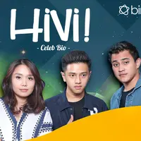 Celeb Bio Hivi! (Wardrobe Neida: @tiffanka_ Wardrobe Ezra, Febri, Ilham: @romeotics Foto: Adrian Putra, Desain: Muhammad Iqbal Nurfajri/Bintang.com)