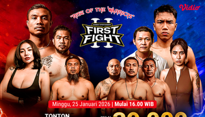 Rise of The Warriors: Daftar Fight Card Lengkap First Fight Vol. 2 dan Link Streaming di Vidio