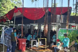 Panitia Masjid Istiqlal menargetkan seluruh proses selesai hari ini. (Liputan6.com/Rifqy Alief Abiyya)