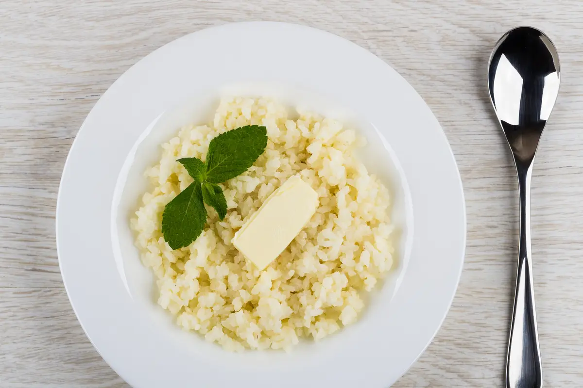 Resep butter rice blue band