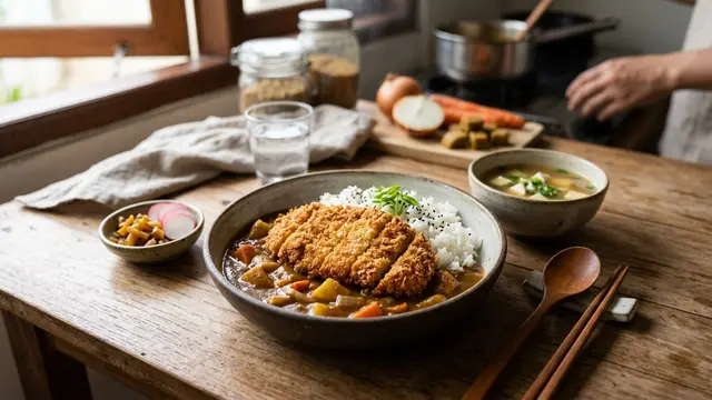 Resep Chicken Katsu Curry yang Gurih (AI Generated)