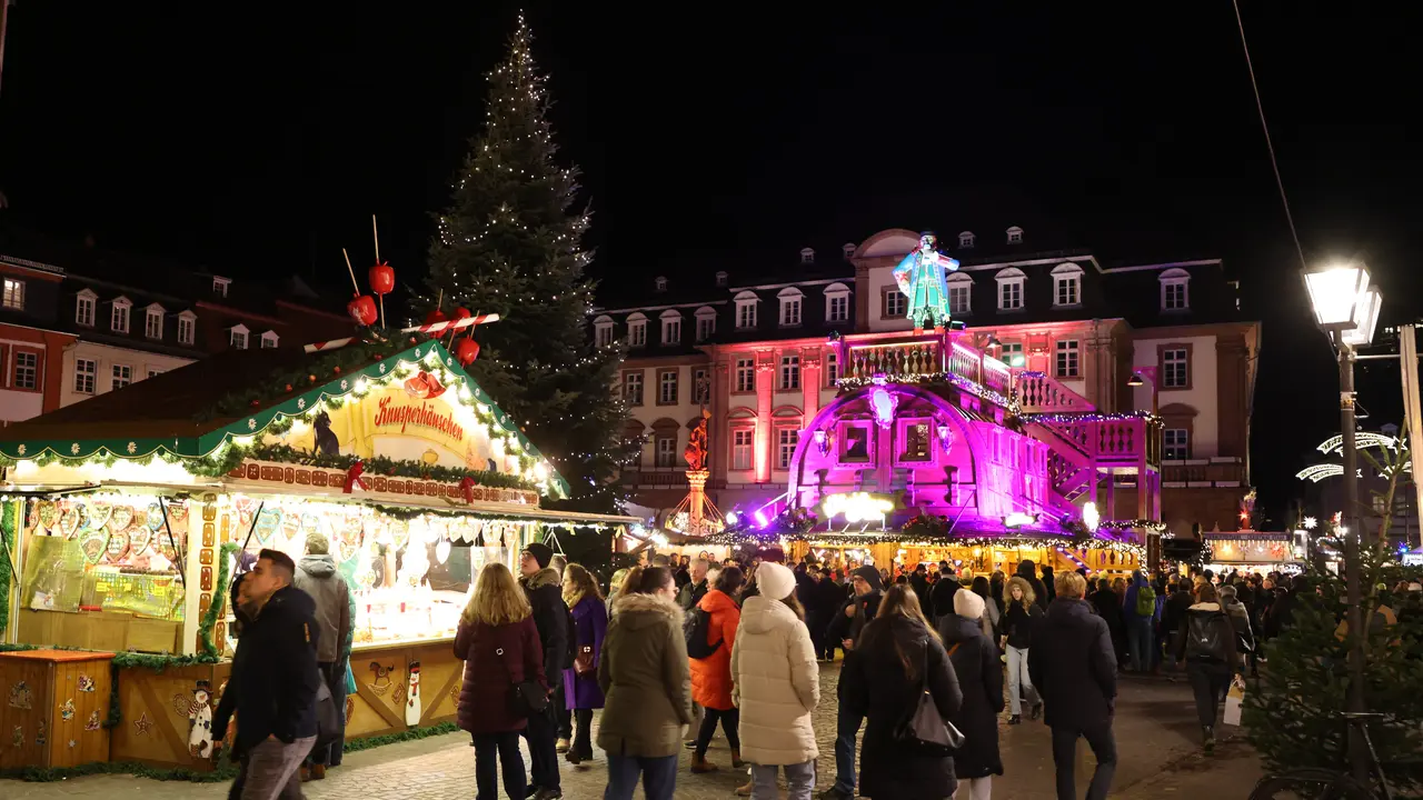 Pasar Natal di Heidelberg, terlihat pada 20 Desember 2024. Daniel ROLAND / AFP