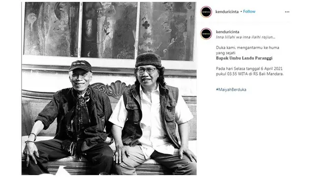Umbu Landu Paranggi Meninggal Dunia, Ini 5 Fakta Sosok Sang Presiden Malioboro