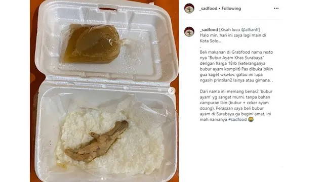 Tak Sesuai Ekspektasi, 6 Penampakan Menu Makanan Ini Unik Sekaligus Bikin Miris
