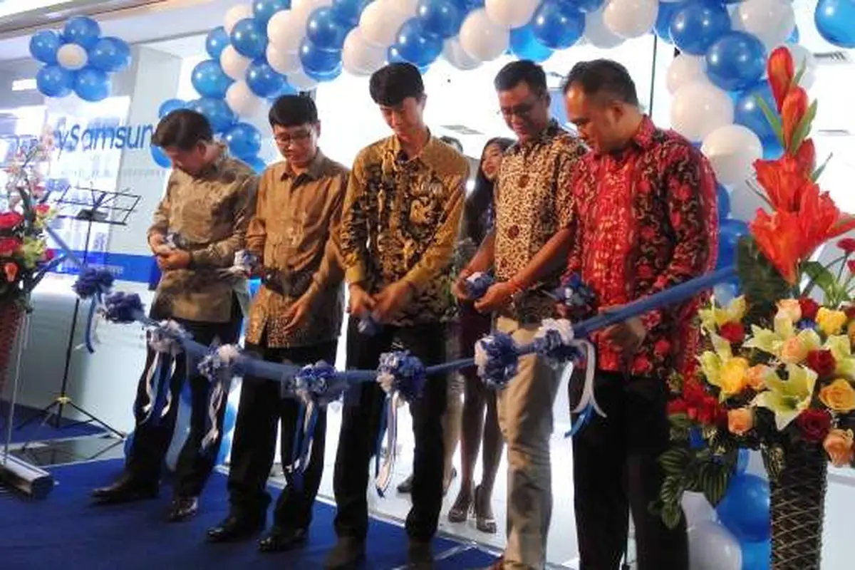 Pembukaan My Samsung Priority Service di Yogyakarta. Liputan6.com/Switzy Sabandar