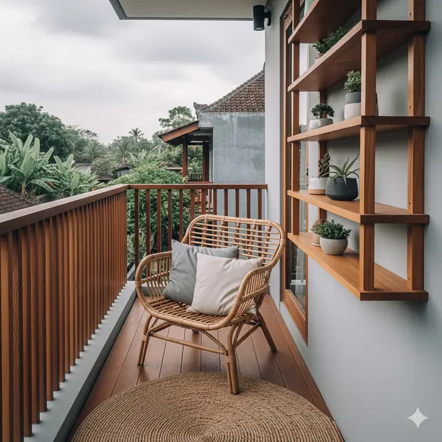 Inspirasi Teras Balkon Minimalis Estetik Terbaru 2025. Gemini