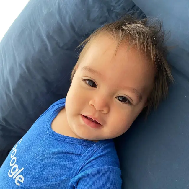 Potret gemas Kiko Sihombing anak Petra dan Aquila Firrina. (sumber: Instagram/petrasihombing)