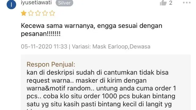 7 Tanggapan Admin Online Shop Dapat Ulasan Jelek Bikin Geleng Kepala