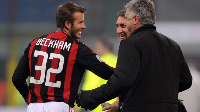 David Beckham, Carlo Ancelotti