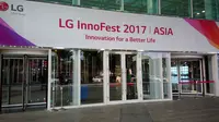 LG InnoFest Asia 2017 menghadirkan beragam produk home appliance inovatif. (Liputan6.com/Yuslianson)