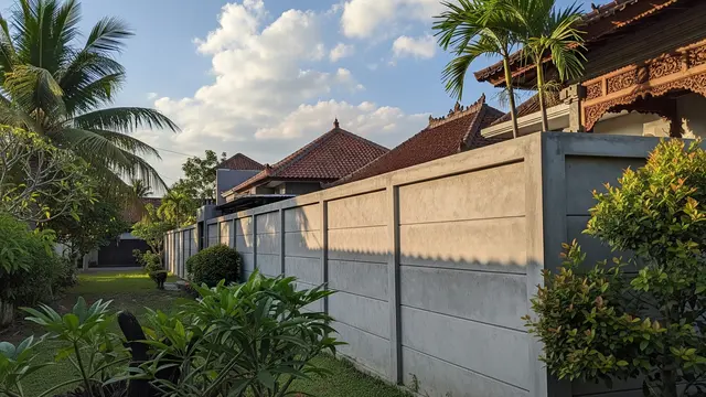 Model Pagar Beton Bertulang Anti Maling yang Super Kuat untuk Area Perumahan