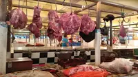 Harga daging sapi pada awal pekan keempat Maret 2018 (Foto: Liputan6.com/Maulandy R)