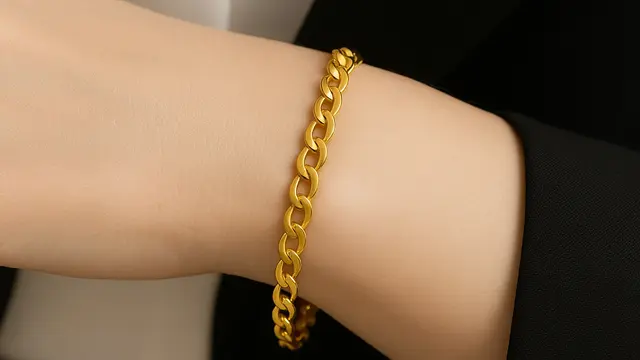 Model Gelang Emas 24 Karat 5 Gram yang Paling Hits Tahun Ini/Ilustrasi gambar AI