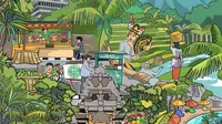 Dilan KW hingga Kucing Oren Lagi Santai dalam Poster Welcome to Indonesia G20 dari Jokowi
