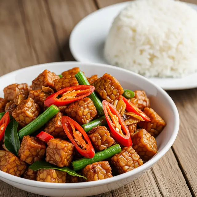 Resep Oseng Tempe Manis Pedas (AI)