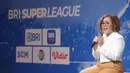 Direktur Surya Citra Media (SCM) Harsiwi Achmad mengatakan ada 306 pertandingan bakal disiarkan secara langsung di Indosiar, Vidio, Nex, dan juga Sin Po TV. (Bola.com/M Ichsan)